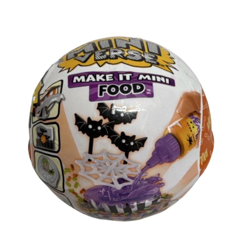 MGA Miniverse Make It Mini IN BOX Food Halloween  2023 Resin Toy Set DIRT CUPS
